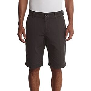 CARBON Mens Chino Shorts Size 32 Black Stretch Casual Lightweight